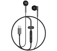 Auricolari cablati USB C per Samsung Galaxy S26 Ultra S25 S24 S23 S22 S21 S20 A37 A16 A17 Auricolari USB C cablati con microfono controllo volume auricolari tipo C cuffie per iPhone 17e 17 16 15 Pro