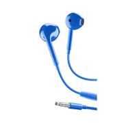 Auricolari capsula con microfono e jack 3.5 blu - music sound