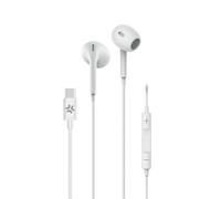 Auricolari Celly UP1300TYPECWH con cavo USB-C In-ear per chiamate e musica Bianchi