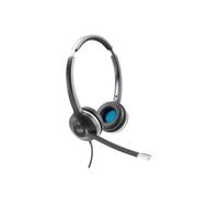 Auricolari Cisco 532 con cavo RJ9, microfono unidirezionale, cancellazione rumore, ufficio, nero e grigio