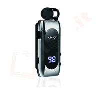 Auricolari Clip on Bluetooth R8388 4.0 Cuffie con Cavo Retrattile Auricolari Cli