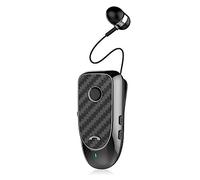 Auricolari Clip on Bluetooth R9000 con microfono, Cuffie Auricolare Clip-on con Cavo Retrattile, Cuffie clip intrauricolari Musica, Auricolari Clip on con di Avviso Vibrazione (Clip-on R9000)