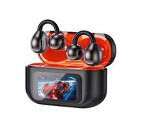 Auricolari Clip Orecchio Aperto Con AI & Schermo A Colori - Cuffie Bluetooths 5.4 Wireless | Lunga Durata Batteria Impermeabile IPX 7, Microfono Integrato, Auricolari Leggeri Per Corsa Palestra