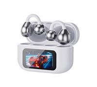 Auricolari Clip Orecchio Aperto Con AI & Schermo A Colori - Cuffie Bluetooths 5.4 Wireless | Lunga Durata Batteria Impermeabile IPX 7, Microfono Integrato, Auricolari Leggeri Per Corsa Palestra