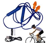 Auricolari con archetto per il collo, batteria 12 ore, impermeabili, con cancellazione del rumore, dispositivo di spina per le orecchie, per protezione dell'udito, edilizia, cantiere, officina, lavoro