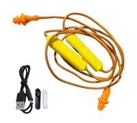 Auricolari con archetto per il collo, con batteria da 12 ore, impermeabili, riduzione del rumore, per protezione dell'udito, costruzione, magazzino, falciatura del prato, uso all'aperto e al lavoro