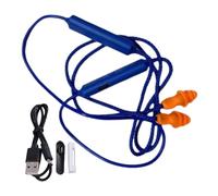 Auricolari con archetto per il collo, con batteria da 12 ore, impermeabili, riduzione del rumore, per protezione dell'udito, costruzione, magazzino, falciatura del prato, uso all'aperto e al lavoro