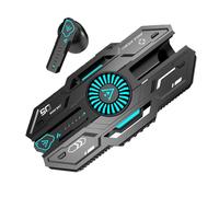 Auricolari con cancellazione del rumore: comodi auricolari con luce RGB e cancellazione del rumore, unità audio wireless in-ear, apparecchiature acustiche chiare, multimediali, set di cuffie