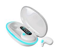 Auricolari con cancellazione wireless, auricolari sportivi audio, invisibili e leggeri, per corsa, palestra e uso all'aperto, vestibilità comoda per familiari, amici, colleghi, portatili
