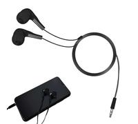 Auricolari con cavo - Cuffie con auricolari con cavo | Auricolari cablati | Cuffie intrauricolari cablate | Cuffie jack da 3,5 mm con cavo per la scuola | Cuffie per computer | Collegare le cuffie | A