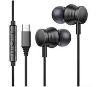 Auricolari con cavo di tipo C con microfono per smartphone, cuffie da gioco per musica, comode punte in silicone, cavo da 1,2 metri (B)