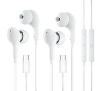Auricolari con cavo per iPhone 17 Pro, [certificazione MFi] USB C, auricolari in-ear, magnetici, microfono, per iPhone 17 Air/16/15/iPad Pro/Samsung S26/S25/S24