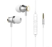 Auricolari con cavo USB C e cuffie intrauricolari da 3,5 mm con microfono, stereo HiFi e microfono con riduzione del rumore per videogiochi, chiamate musicali, ergonomiche, leggere, 0,2 m (D)