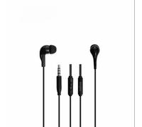 Auricolari con filo Jack Plug and Play con microfono integrato e accensione automatica neri