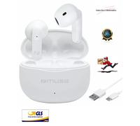 MUSE Cuffie Bluetooth - Resistente agli spruzzi d'acqua/Portata 10 metri - Qualità del suono di prima classe / 4 ore di riproduzione musicale senza interruzioni, compatibile con laptop, cellulare,