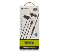 Auricolari con Microfono Muvit M32 Nero