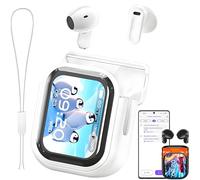 Auricolari con traduttore Bluetooth AI offrono traduzione in tempo reale, 144 lingue, Bluetooth 5.4, cancellazione del rumore, batteria da 60 ore, cuffie sportive con traduttore wireless con touch