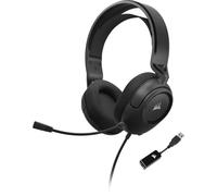 Auricolari Corsair HS35 SURROUND v2 con cavo USB-C Gaming 7.1 e microfono rimovibile neri