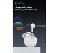 Auricolari Devia TWS-K1 Bluetooth 5.3 EM057 Bianchi - DETWS57237W
