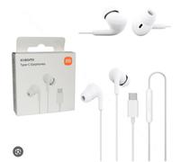 AURICOLARI CUFFIE ORIGINALI per XIAOMI MI 10T 11T 12T 13T PRO PLUS TYPE C BIANCO