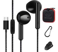 Auricolari, Cuffiette, Auricolare, Cuffie sportive, USB tipo C, Resistente al Sudore, Isolamento del Rumore, Alta Qualità del Suono, Bassi Potenti, per Sansung,Xiaomi,Sony,Huawei etc