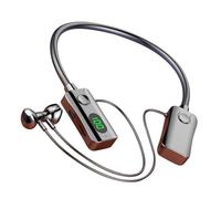 Auricolari da collo wireless - Auricolari sportivi da collo, cuffie musicali con display digitale | Costruzione premium del cinturino in silicone per comfort audio sportivo, vita ergonomica ultralegge