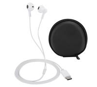 Auricolari da gioco in-ear con filo, funzione di silenziamento, controllo del volume, audio stereo, isolamento acustico, leggeri, per computer, senza