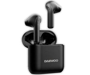 Auricolari Daewoo Bluetooth DW2020 wireless con custodia di ricarica neri 5H autonomia