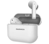 Cuffie wireless Daewoo In-Ear DW2005 con cancellazione del rumore e custodia di ricarica bianche