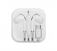 Auricolari DCU Advance Tecnologic con cavo USB-C per musica colore bianco