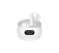 Auricolari Denver TWE-357 Bluetooth 5.3 wireless con cancellazione rumore bianco Bianco