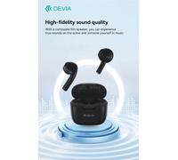 Auricolari Devia TWS-K1 Bluetooth 5.3 EM057 Neri