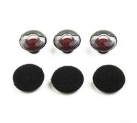 Auricolari di ricambio in silicone per cuffie Plantronics Voyager 5200, isolamento acustico, compatibili con la pelle, per corsa, ciclismo e palestra