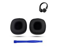 Auricolari di ricambio per Marshall Major IV, auricolari senza fili, in schiuma di memoria premium e pelle proteica (inclusa una coppia), protezione completa, colore: nero