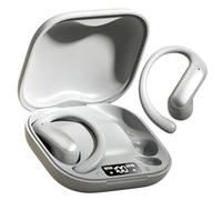 Auricolari di traduzione AI Display digitale AI Auricolari traduttore | Auricolari wireless per traduzione riunione per scuola, viaggi, lavoro, vacanze, conferenze, turismo, ufficio, sport