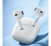 Auricolari e cuffie Bluetooth senza fili TWS, semiauriculari, bassa latenza, resistenti al sudore, microfono HD - compatibili con dispositivi Android e Apple, premium bianco - ideali per palestra, pen