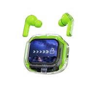Auricolari effetto vetro Costruito Shade Screen Active Noise Cancelling Hello Result Sound 35H Divertimento Vestibilità ergonomica Rapida Ovvio Caso Noise Cancelling Auricolari