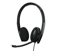 Auricolari Epos ADAPT 160T USB-C con microfono, audio stereo, ottimizzati Microsoft Teams neri