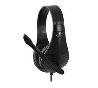 Auricolari Esperanza Eh209k con cavo jack 3,5 mm per gaming con microfono nero