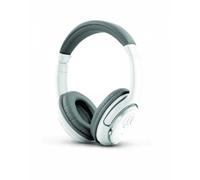 Auricolari Esperanza Libero wireless Bluetooth per musica circumaurali grigio e bianco