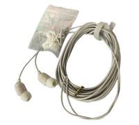 Auricolari extra lunghi - Nelle cuffie per le orecchie Cord long | Gemme audio cablate da 3 metri con microfono | Monitoraggio auricolare in filo portatile con suono chiaro per streaming live