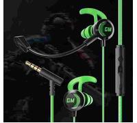 Auricolari Gaming 35mm Cablati HiFi Audio Doppio Microfono per Giochi FPS per PU