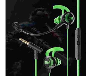 Auricolari Gaming Cablati con Jack 35mm HiFi Sound Doppio Microfono per PC CSGO