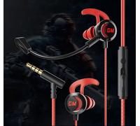 Auricolari Gaming HiFi 35mm Cablati Doppio Microfono per PUBG CSGO PC Compatibil