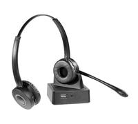 Auricolari Gearlab GLB245550 wireless Bluetooth per ufficio con microfono a cancellazione di rumore neri