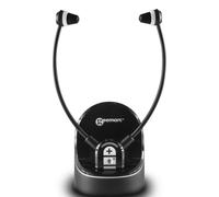 Geemarc CL7370 Opti - Cuffie TV Amplificate con Connettore Ottico - Utilizzabili come Amplificatori di Ascolto che Amplificano il Suono Ambientale - Perdita di Udito Lieve o Grave - Versione IT