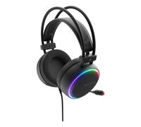 Auricolari Genesis Neon 613 G2 con Cavo RGB Microfono Boom e Retroilluminazione Multicolore