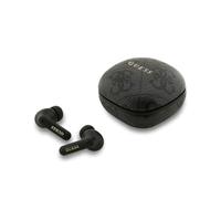 Auricolari Guess TWS ENC wireless Bluetooth con custodia di ricarica nera