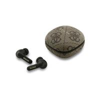 CG Mobile Guess Cuffie TWS ENC 4G Classic Metal Logo (marrone)