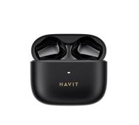 Auricolari Havit 6939119088200 True Wireless Bluetooth con Cancellazione Attiva del Rumore, Microfono, IPX4, Nero